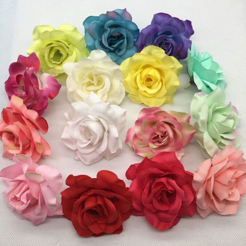 Set 05 bông hoa giả nhiều màu khác nhau