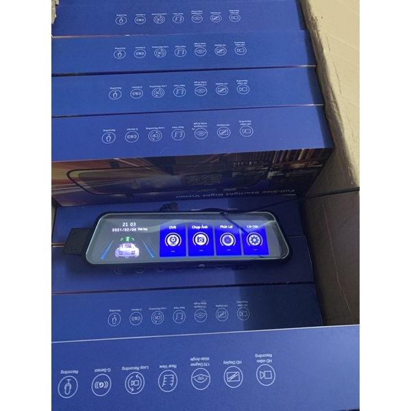 CAMERA HÀNH TRÌNH GƯƠNG 10 KÈM CAMERA LÙI mới 2020