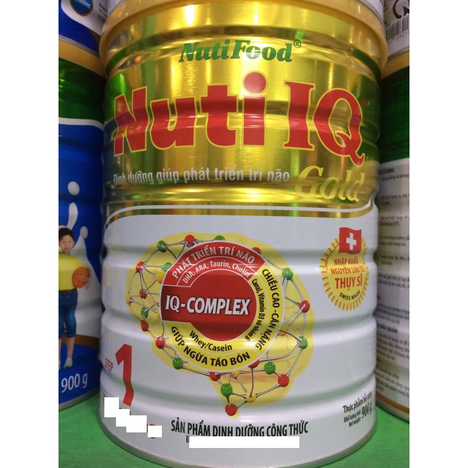 Sữa NutiFood Nuti IQ Gold 1 (900g) 0-6 tháng