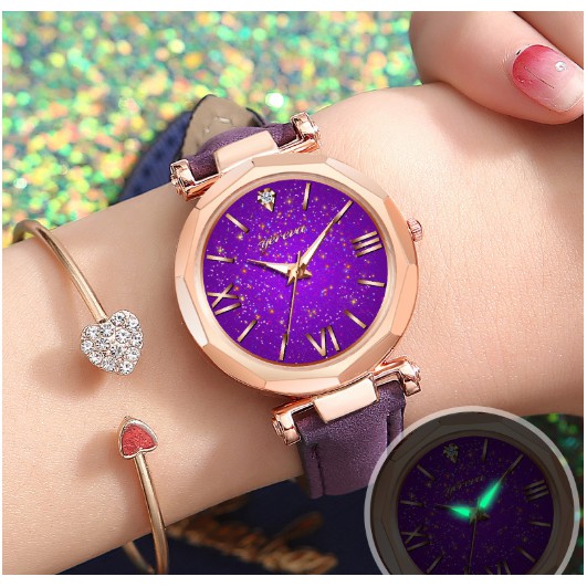 ĐỒNG HỒ NỮ DÂY DA GENEVA DÂY DA LỘN GE2 MẶT SỐ LA MÃ CỰC ĐẸP | BigBuy360 - bigbuy360.vn