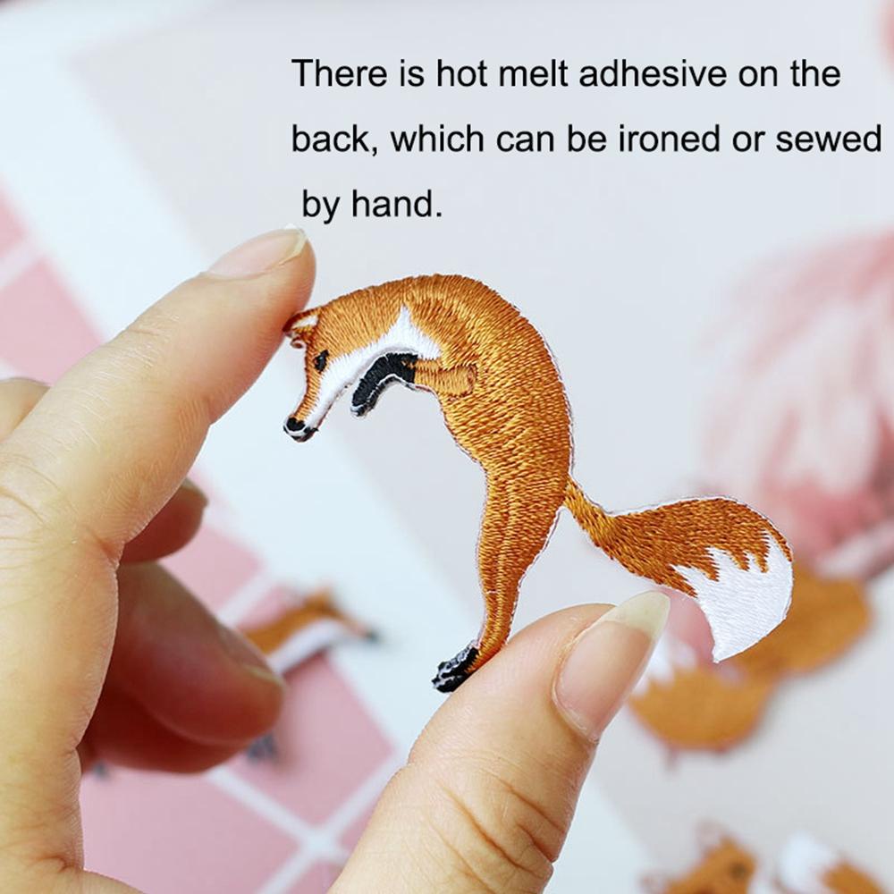Miếng Vá Quần Áo Thêu Hình Động Vật