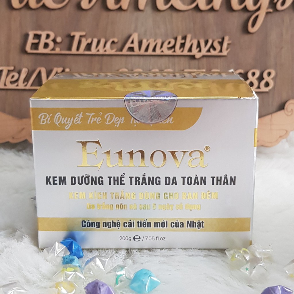 KEM DƯỠNG TRẮNG DA TOÀN THÂN EUNOVA BAN ĐÊM (CÔNG NGHỆ NHẬT)