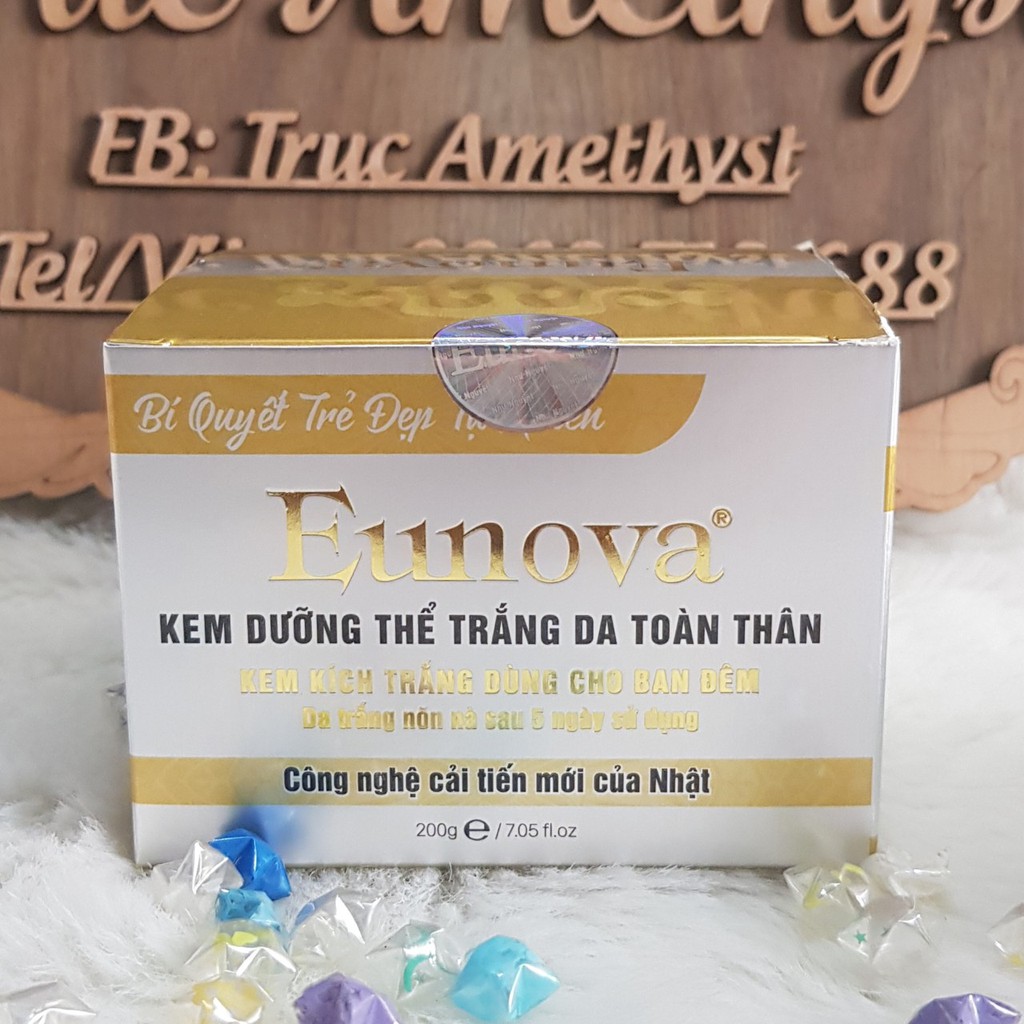 KEM DƯỠNG TRẮNG DA TOÀN THÂN EUNOVA BAN ĐÊM (CÔNG NGHỆ NHẬT)