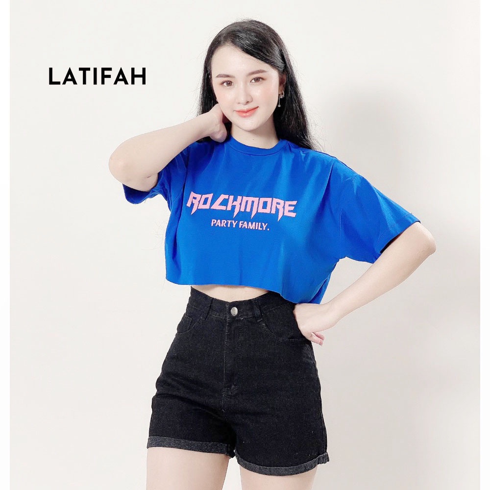 [Mã BMBAU50 giảm 50K đơn 150K] Quần shorts jean nữ LATIFAH lật lai trơn QS001 thời trang dạo phố