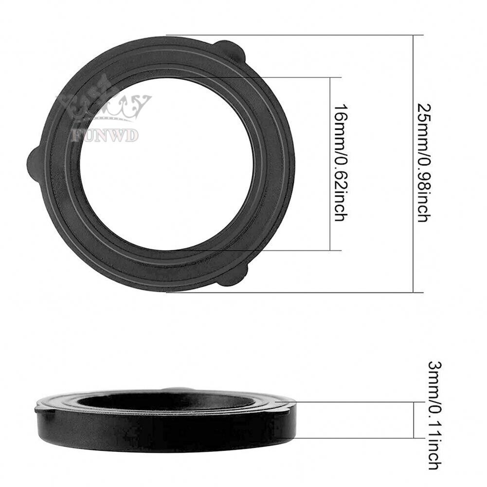 Set 20 Đầu Nối Ống Nước Bằng Cao Su Màu Đen Tự Khóa