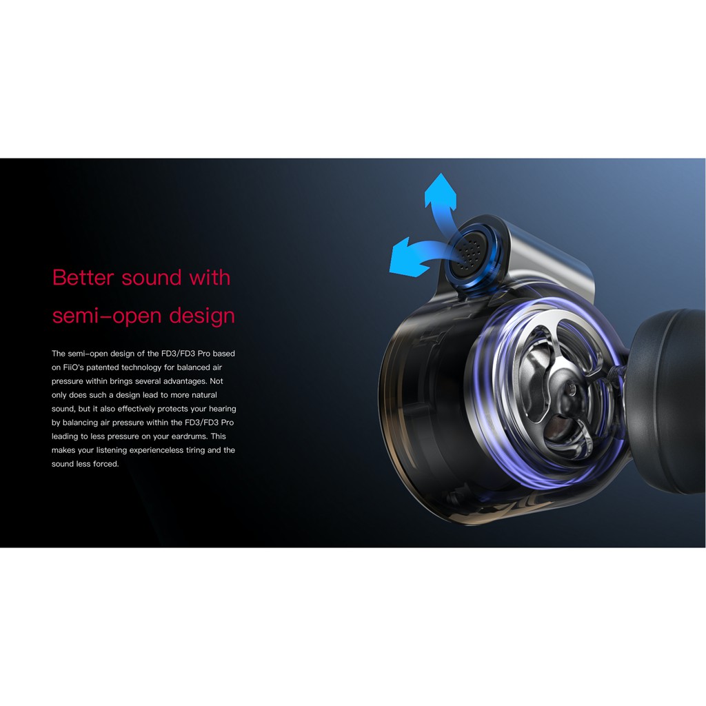 Tai Nghe FiiO FD3 - Bảo Hành Chính Hãng 12 Tháng