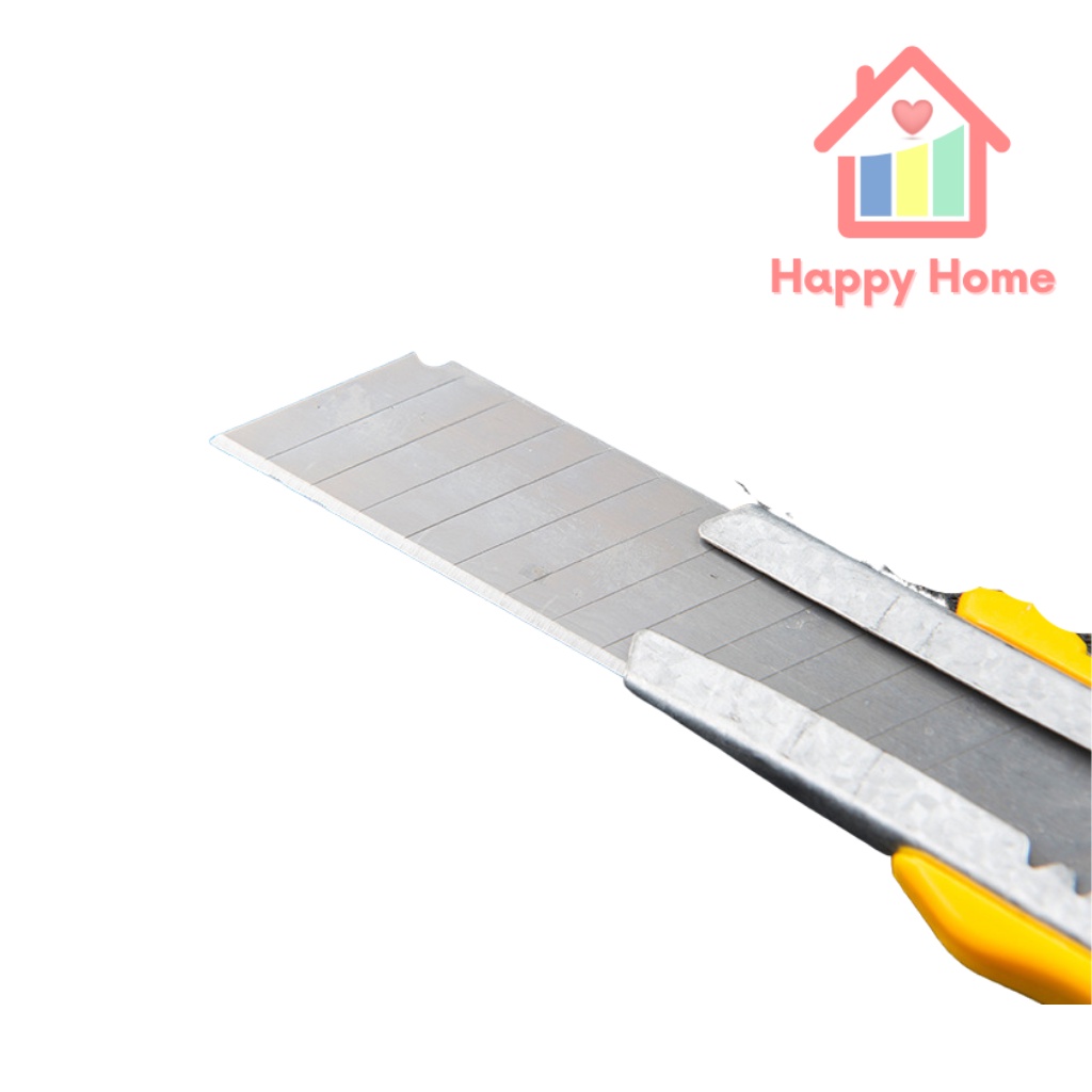 Dao dọc giấy cỡ lớn, loại tốt, sắc bén chẻ bìa các tông Happy Home