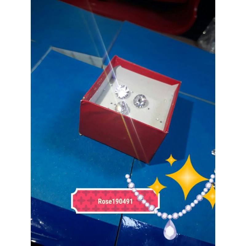 Combo 10 viên Đá Cubic zirconia 2.0 đính răng sáng lung linh