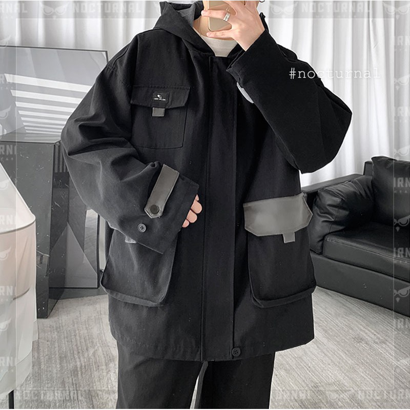 ÁO KHOÁC KAKI GRAYBOX UNISEX NOCTURNAL | BigBuy360 - bigbuy360.vn