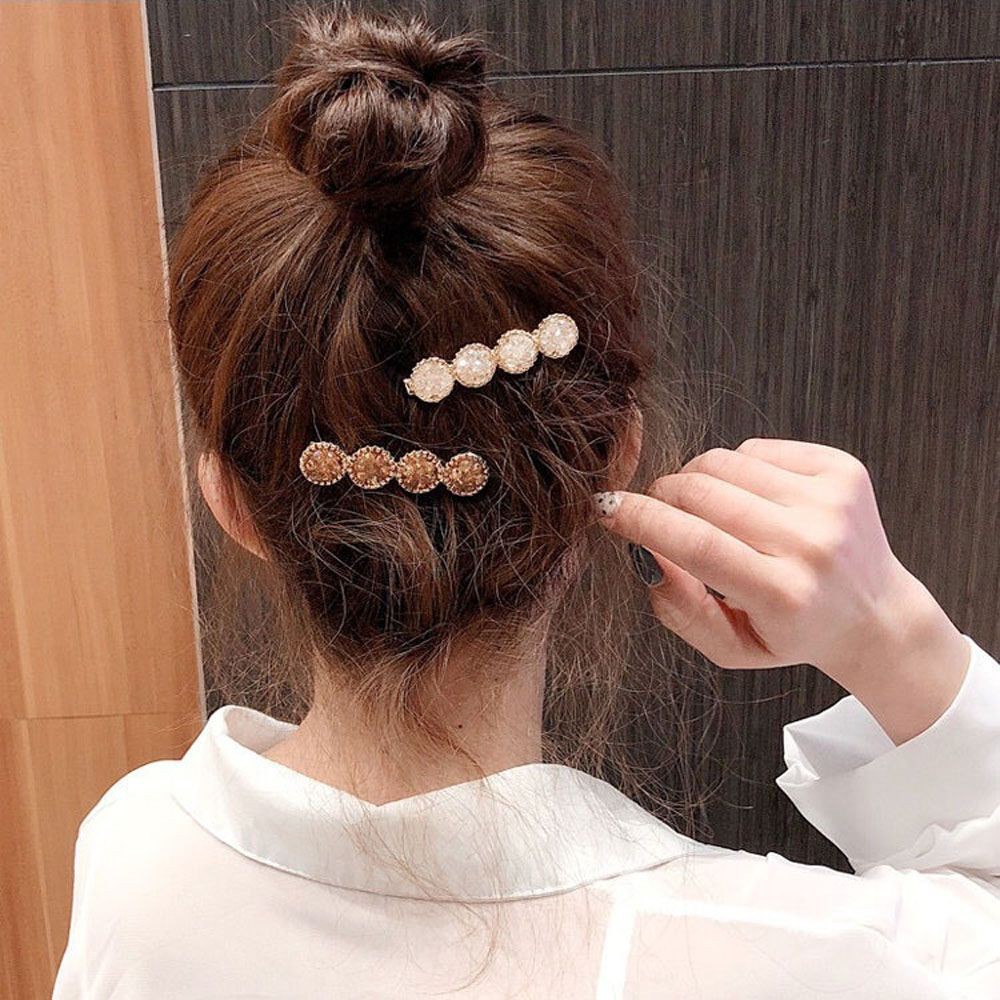 Kẹp tóc đính đá thời trang cho nữ