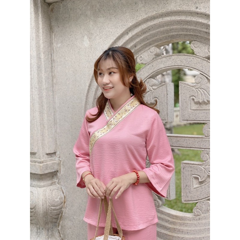 ĐỒ LAM - MẪU NHỰT NƠ VẢI LỤA PHÁP