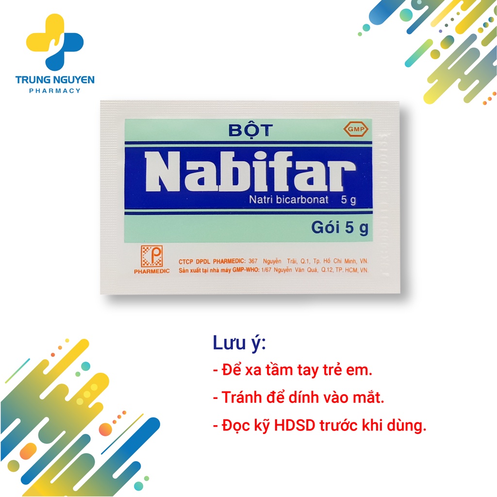 Bột vệ sinh vùng kín, khử mùi hôi Nabifar