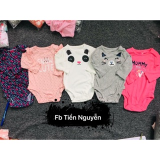 Set 5 body dài tay, body cho bé
