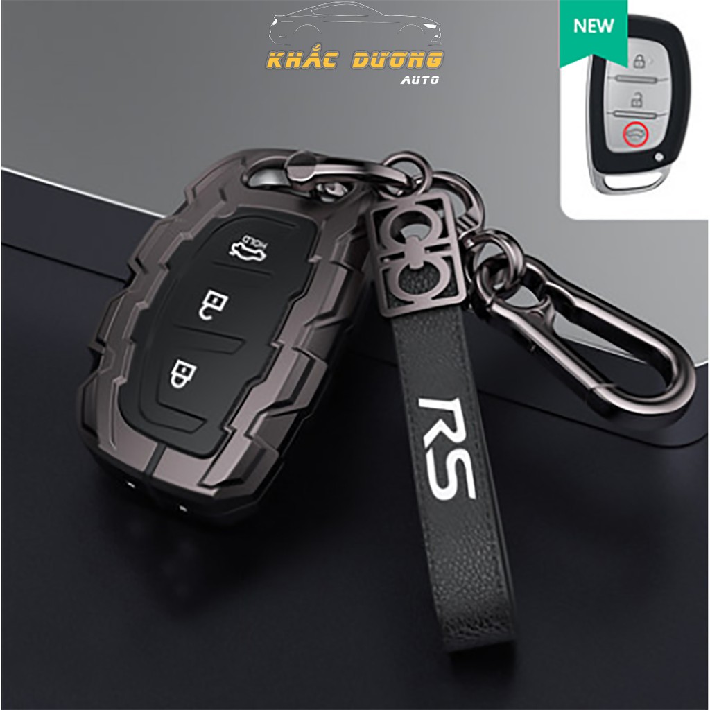 [Tặng thẻ số điện thoại] Ốp móc chìa khóa ô tô Hyundai Elantra i10 Santafe Accent Kona Tucson đẳng cấp 2 lớp