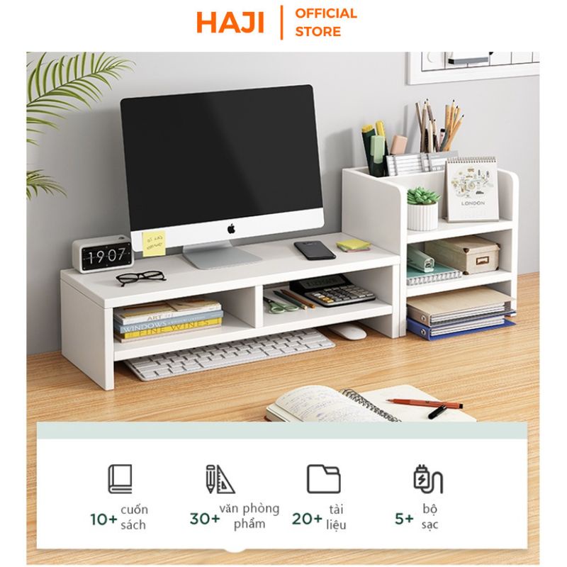 Kệ đỡ máy tính HAJI chống gù lưng khi làm việc 2 màu lựa chọn A184