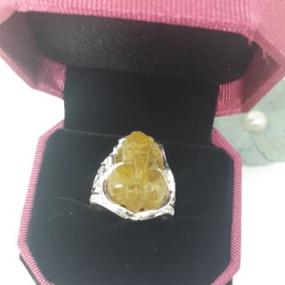 Nhẫn tỳ hưu tóc vàng nam
