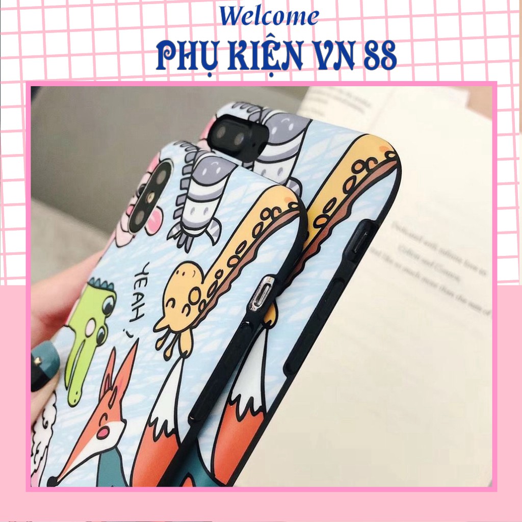 Ốp lưng iphone VƯỜN THÚ VUI VẺ - Full các dòng từ Iphone 5 - đến 11 Promax - Phụ Kiện VN 88
