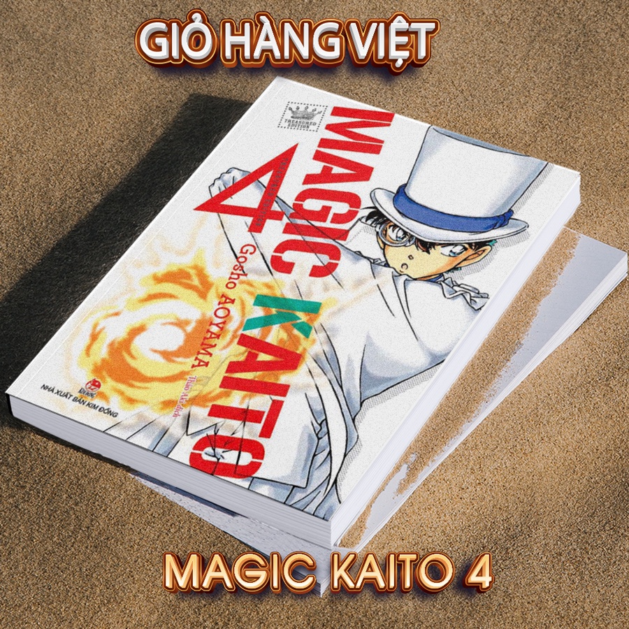 Truyện tranh Magic Kaito tập 4 (tái bản 2022) Bộ truyện của tác giả thám tử lừng danh conan - Kim Đồng