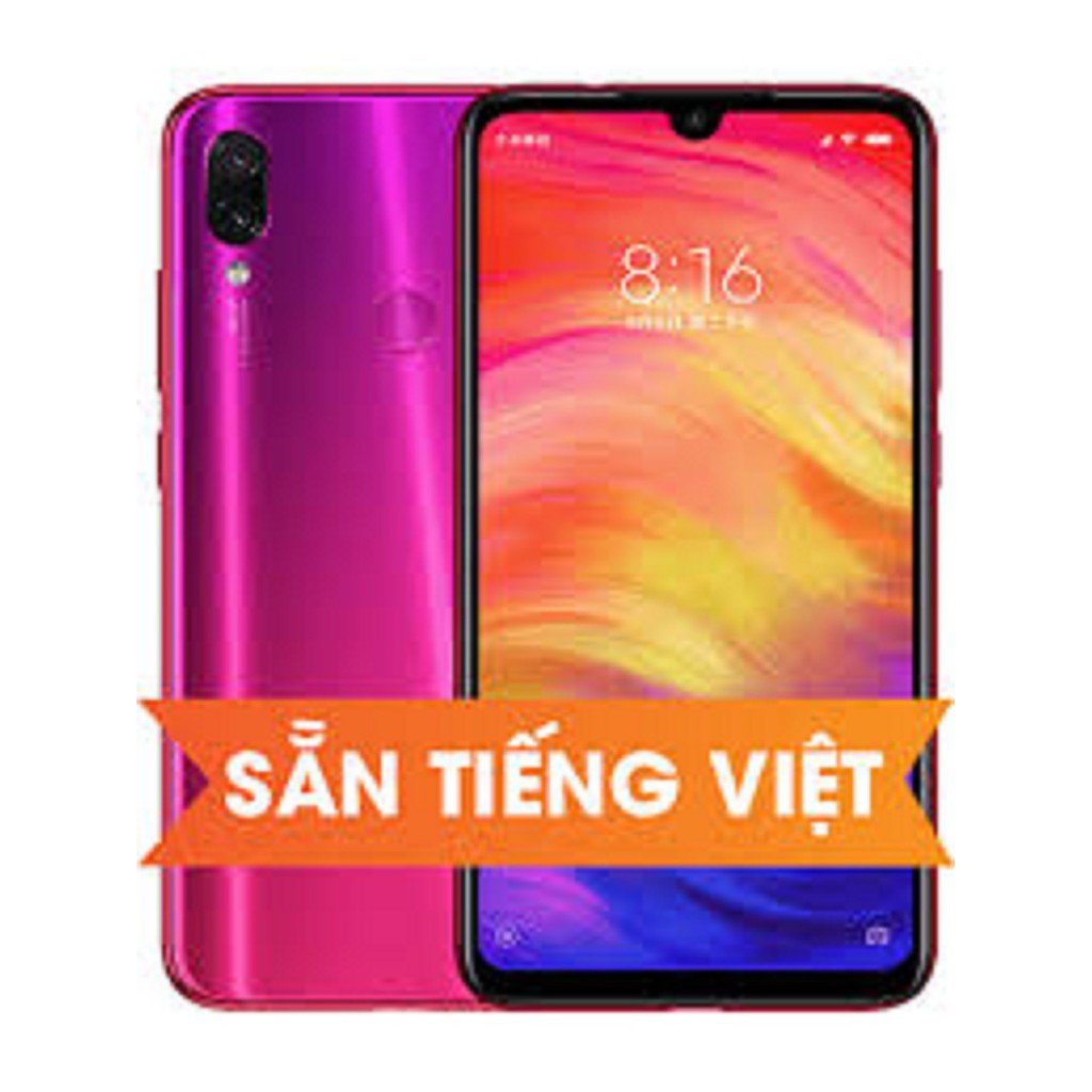 điện thoại Xiaomi Redmi Note 7 ram 6G Bộ nhớ 64G mới Chính hãng - Có Tiêng Việt (màu tím)