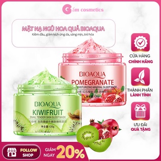 Mặt nạ ngủ hoa quả Bioaqua 120ml kiềm dầu dưỡng trắng da ngừa mụn giảm kích ứng da hàng nội địa Trung
