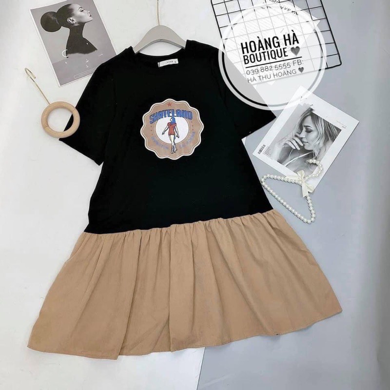 BÁN SỈ VÁY SUÔNG CHỮ STAKELAND PHỐI CHÂN BÈO CHO NỮ | BigBuy360 - bigbuy360.vn