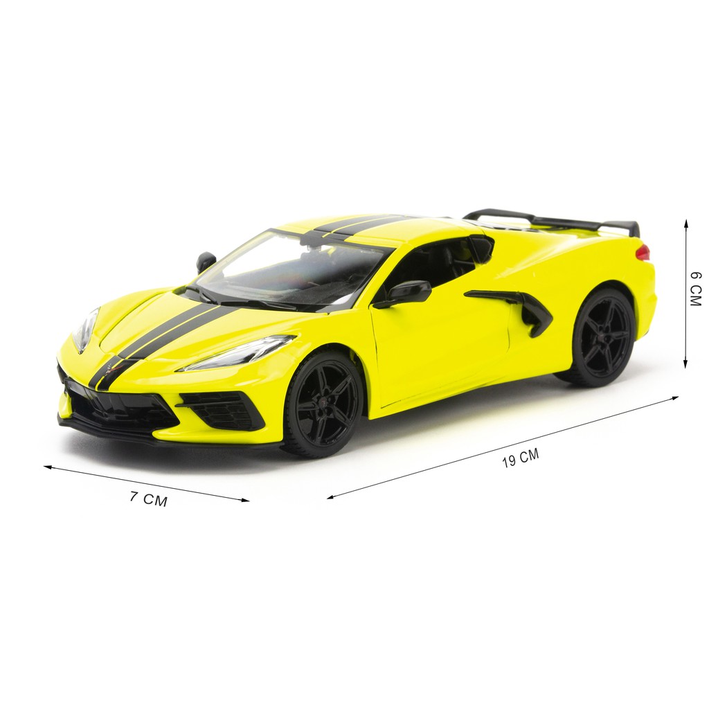 Mô hình xe thể thao Chevrolet Corvette C8 1:24 Maisto