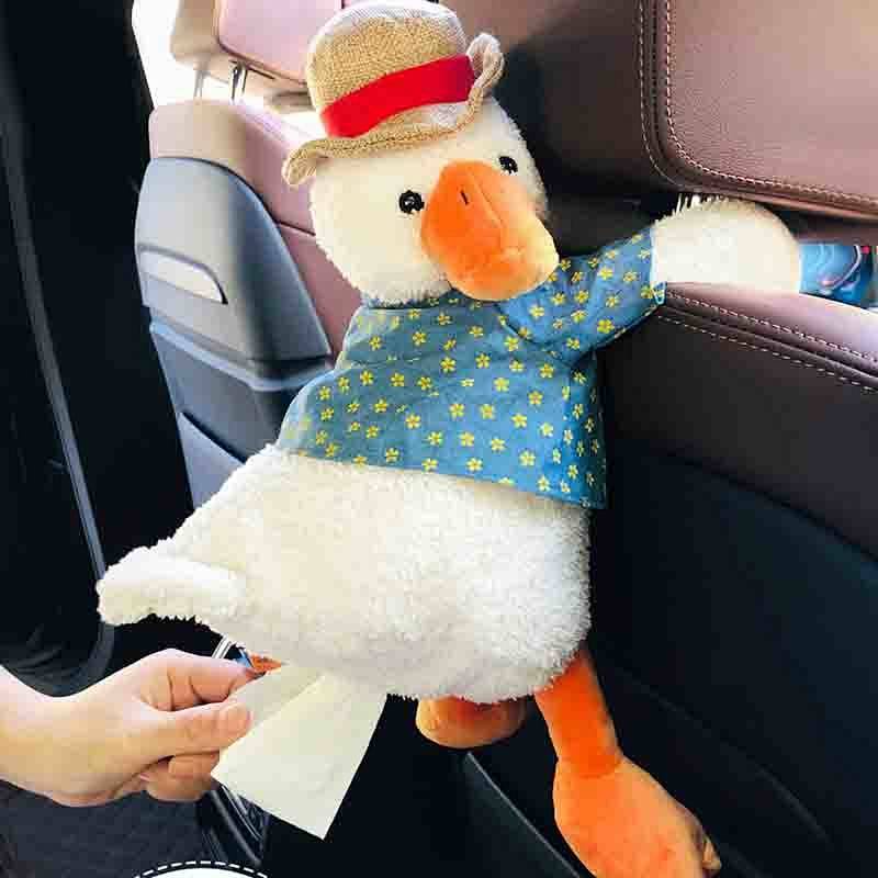 Hộp đựng khăn giấy kiểu dáng hoạt hình dễ thương trang trí xe hơi tiện dụng