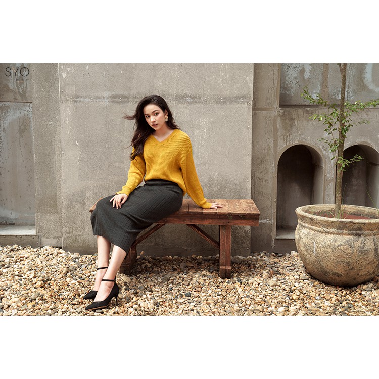 SYO Chân Váy Len Xếp Ly Anne Skirt - L2820001 | BigBuy360 - bigbuy360.vn