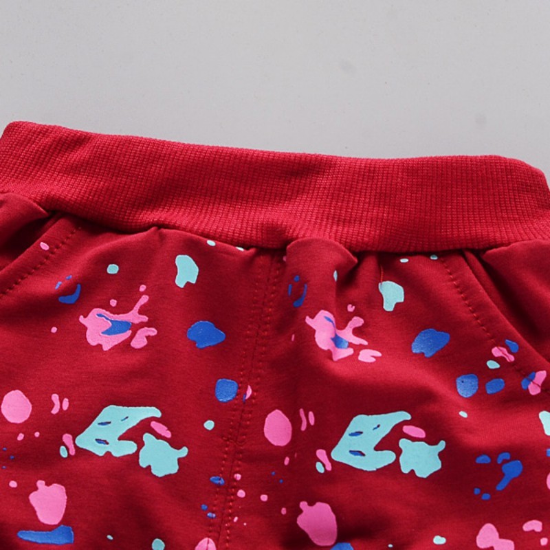 set áo khoác cotton phối khóa kéo + quần dài lưng thun cho bé