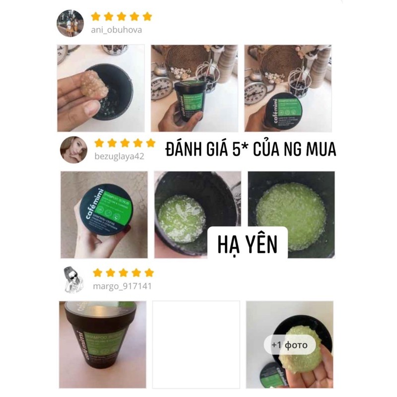 [Đủ bill] Tẩy da chết da đầu Cafe Mimi Super Volume Shampoo Scrub làm sạch sâu ngừa bết tóc, sạch gàu | BigBuy360 - bigbuy360.vn
