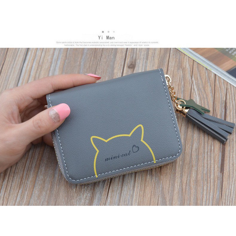 Ví ngắn Mini Cat cute VN29 thời trang | BigBuy360 - bigbuy360.vn