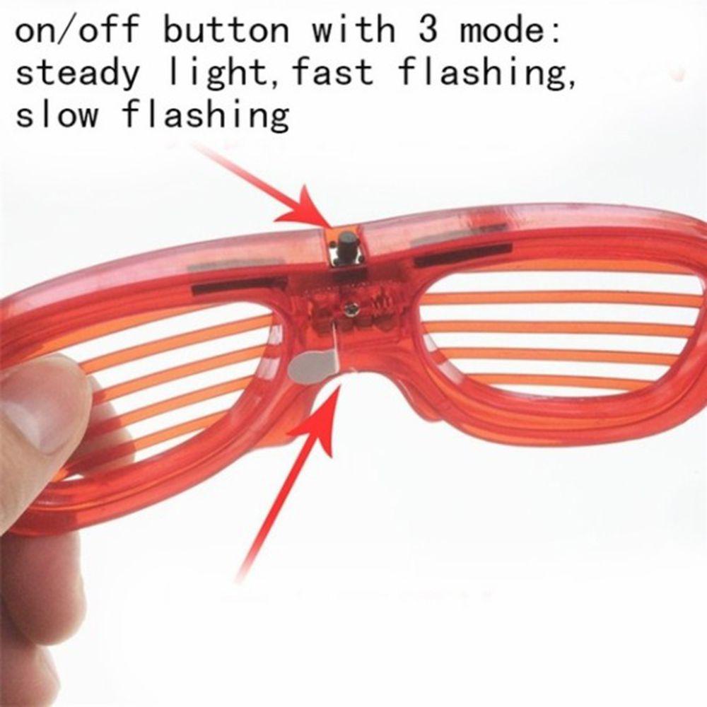 GOGOUP Mắt Kính Có Đèn LED Phát Sáng Nhiều Màu Sắc