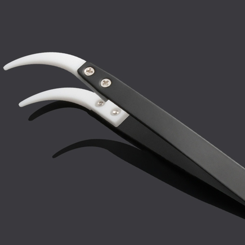 Bộ 3 Nhíp Gắp Bằng Gốm Cách Nhiệt Chống Tĩnh Điện 1300°C Không Dẫn Điện Không Dẫn Điện