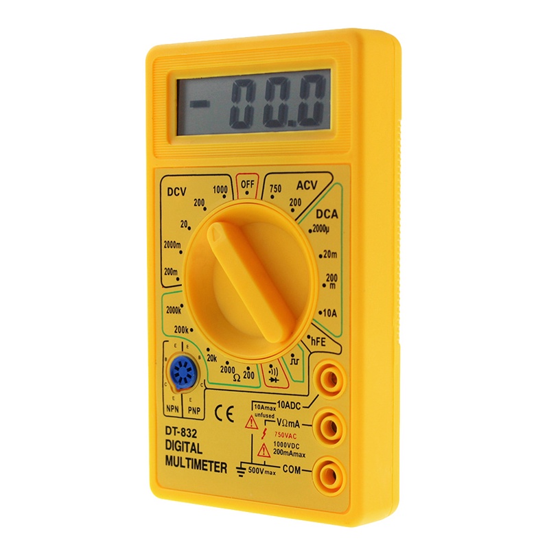 Vạn Năng Kế Kỹ Thuật Số zong DT832 Màn Hình LCD Đa Năng