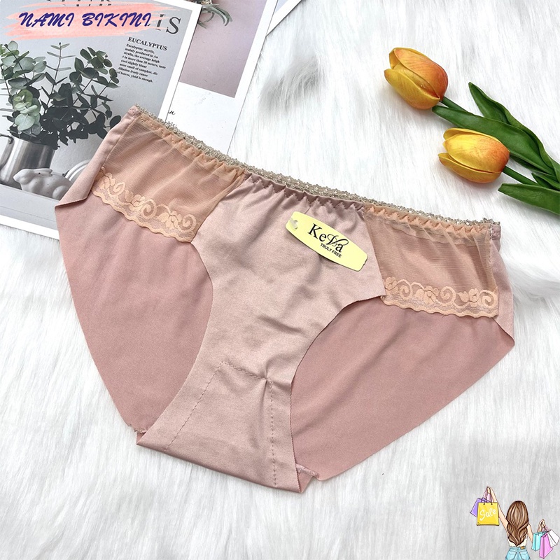 Quần lót su phối ren quần chip nữ không đường may quần lót nữ big size Nami | BigBuy360 - bigbuy360.vn