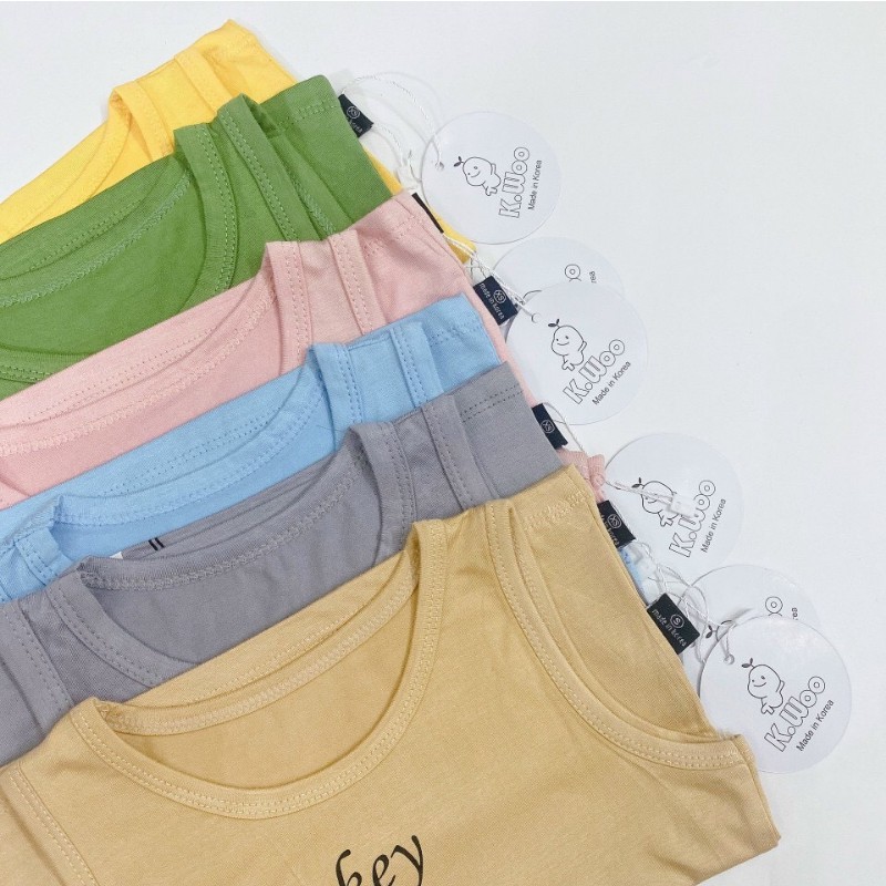 Quần áo trẻ em MATYDO bộ ba lỗ sát nách cao cấp nhiều màu đáng yêu cho bé TL04