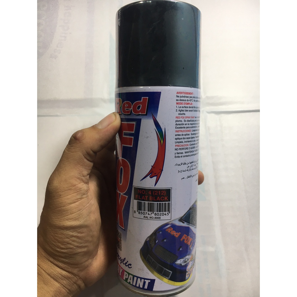 SƠN XỊT RED FOX ĐEN NHÁM 212- Nhập Khẩu THÁI LAN