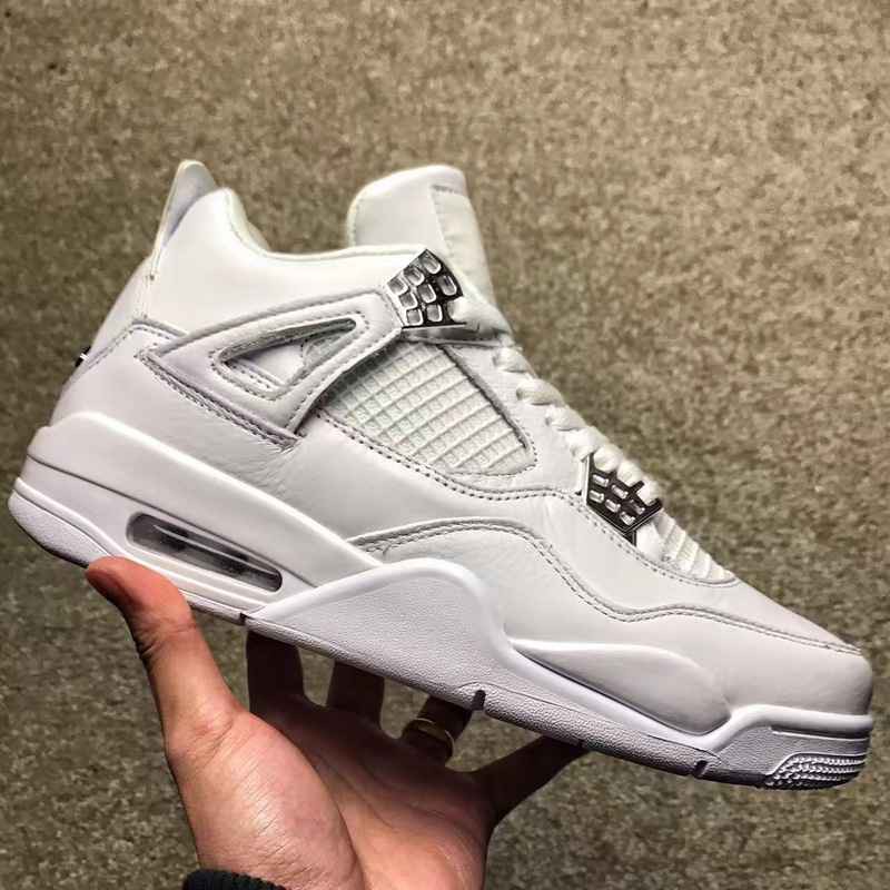 (Xả Hàng Đón 2020). GIẦY THỂ THAO SNEAKER AIR JORDAN 4 FULL WHITE : ⁸ :; ` ; , ‣ , $ Ⓡ # ˢ :