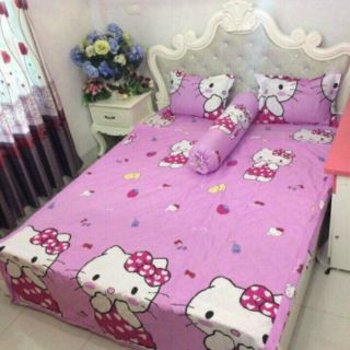 Bộ ga, gối chăn hè poly cotton