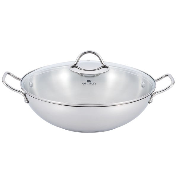 CHẢO SÂU LÒNG INOX 304 ĐÁY LIỀN EL3798-30CM ELMICH