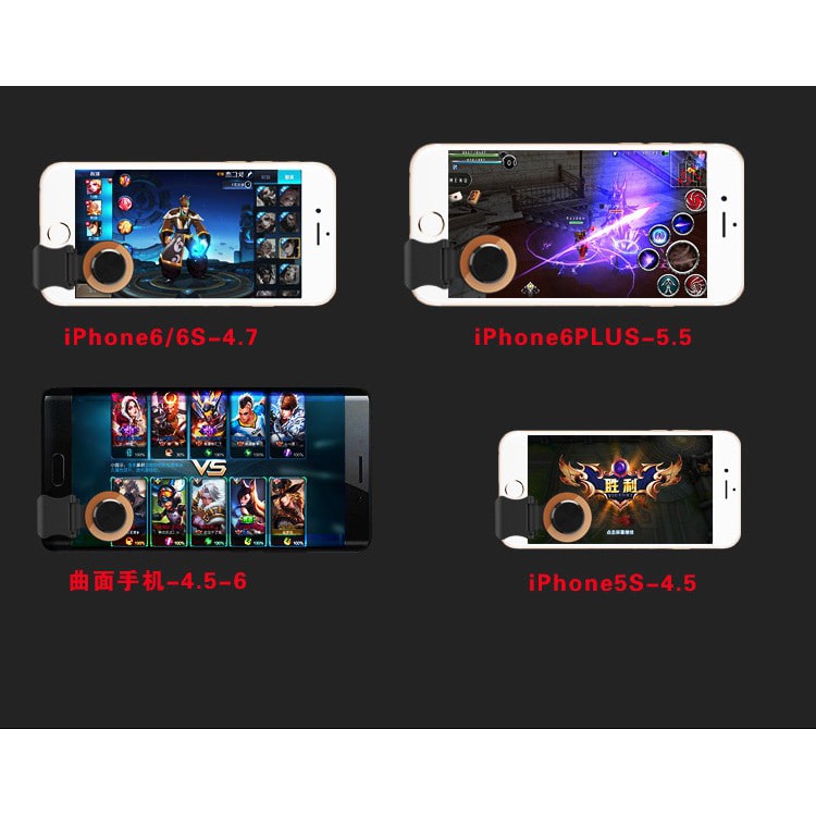 Nút bấm chơi game Mobile Joystick đế kẹp A9 nút bấm game mới chuyên cCho Ipad Tablet màn hình rộng màu vàng Chammart | BigBuy360 - bigbuy360.vn