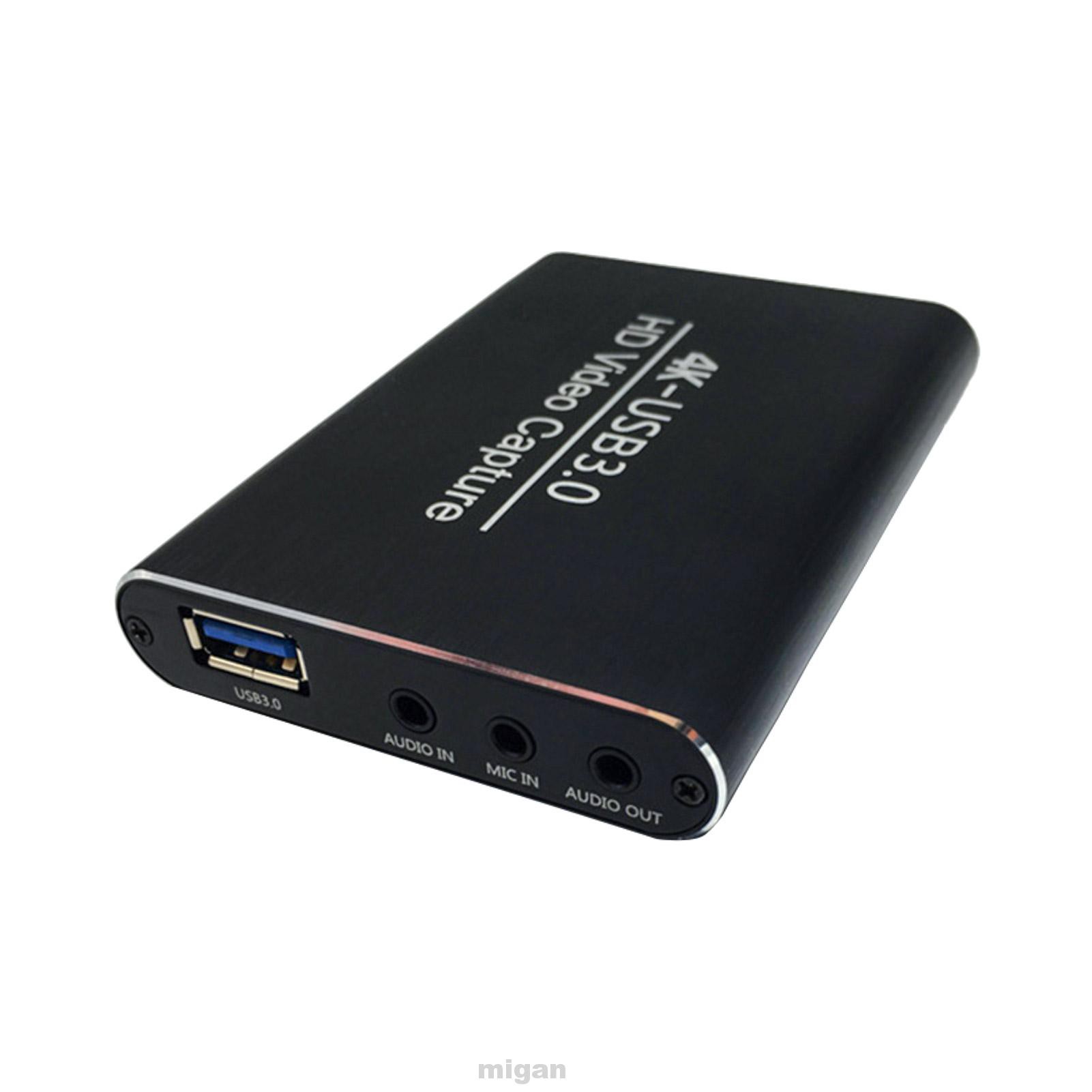 HDMI USB3.0 Aluminum Alloy Universal Portable HD 1080P Broadcasting Live Streaming Game Recording Video Capture Card