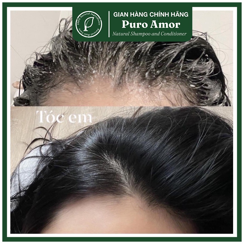 Tẩy tế bào chết da đầu giúp làm sạch da đầu muối tẩy da chết hạn chế gàu hiệu quả PURO AMOR