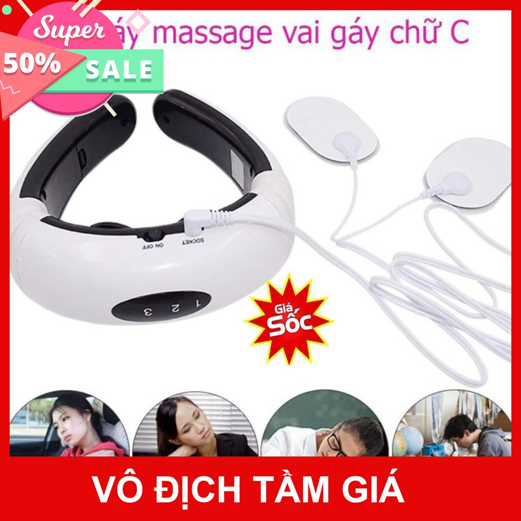 Điện cổ tử cung nóng Hỗ trợ mát xa cơ thể Vai thư giãn Massage trị liệu từ tính