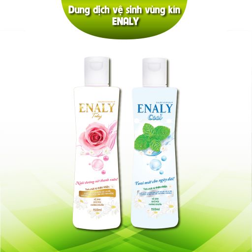 Dung Dịch Vệ Sinh ENALY Kháng Khuẩn, Khử Mùi Hôi, Cân Bằng Độ Ẩm, Tạo Hương Thơm Dịu Nhẹ - Chai 150ml