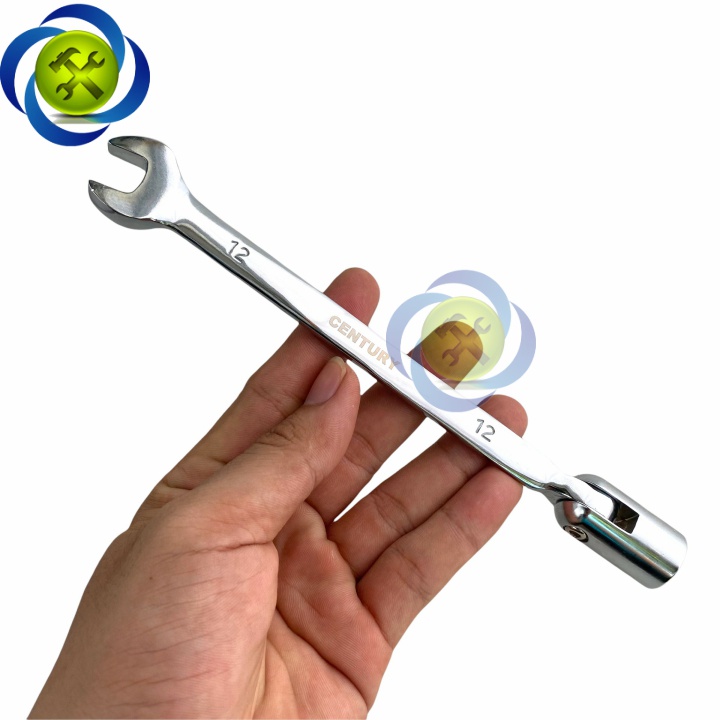 Cờ lê hai đầu 12mm Century CT-12  (miệng - điếu lắc léo)