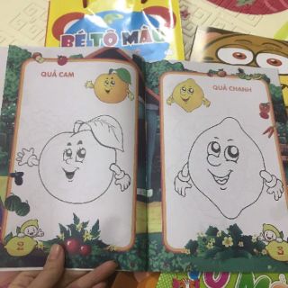 Tập tô màu cho bé