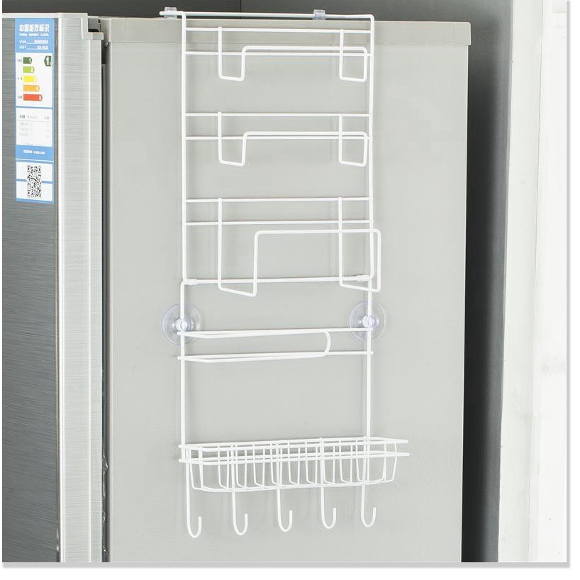 Kệ treo đồ 💓FREESHIP💓Kệ treo tủ lạnh đa năng, thiết kế nhiều tầng rộng rãi, bố trí vật dụng khoa học, tiết kiệm 6987