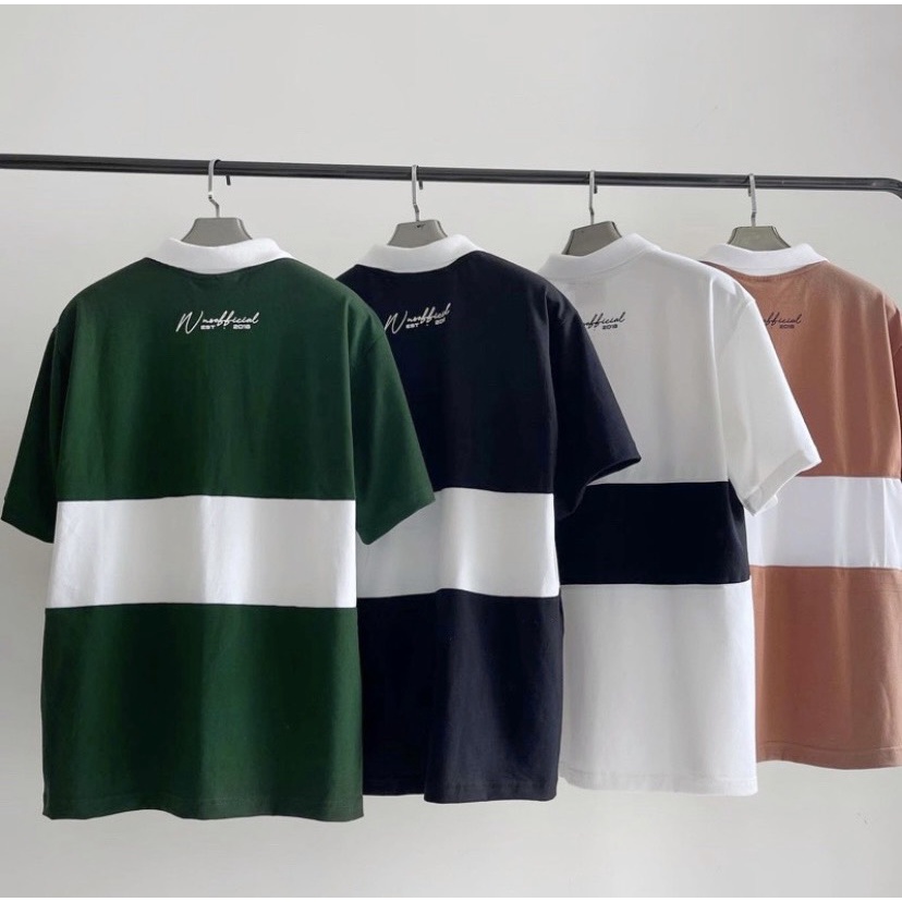 Áo polo 4 màu W.Z.S, áo polo unisex phong cách basic