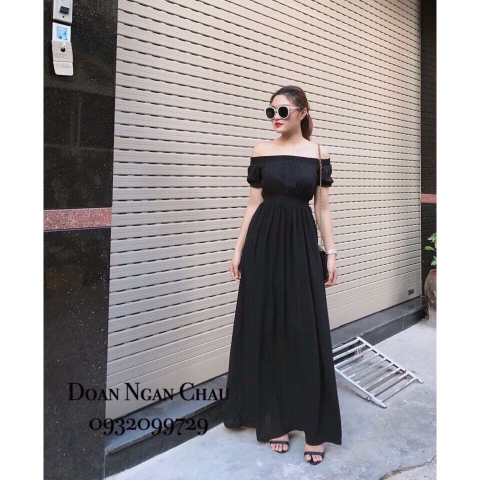 đầm maxi dự tiệc voan lụa hot - MX01 | BigBuy360 - bigbuy360.vn